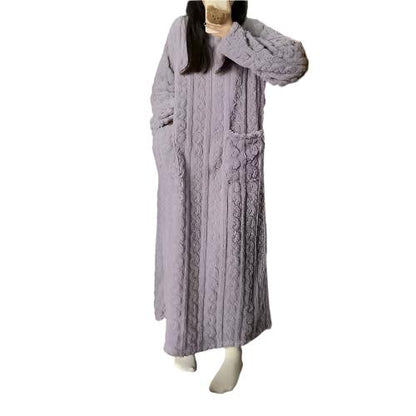 Women's Winter Coral Fleece Nightgown