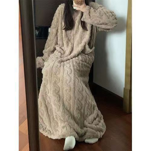 Women's Winter Coral Fleece Nightgown