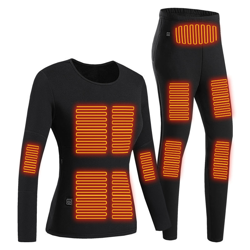 Long Johns USB Heating Thickened Cold Protection Suit