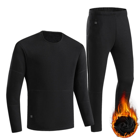 Long Johns USB Heating Thickened Cold Protection Suit