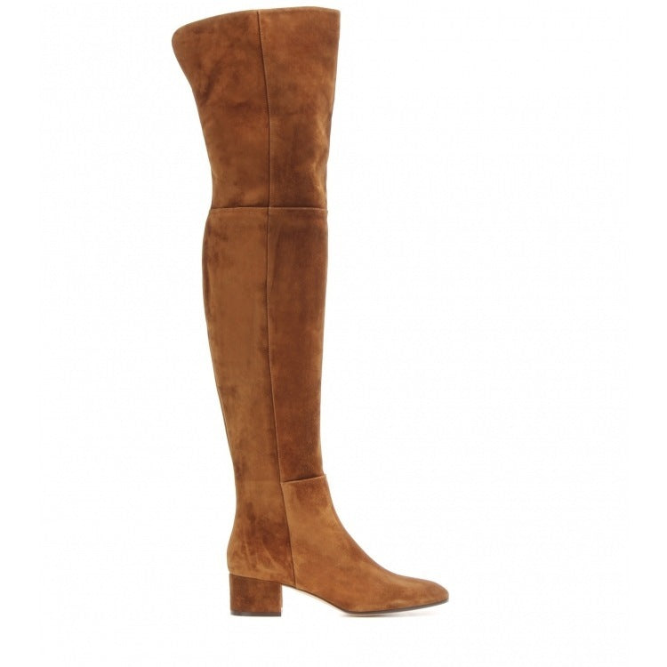 Women's Flat Suede Over The Knee High Boots