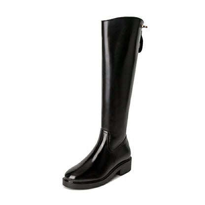 New Ladies Rider Black Long Boots